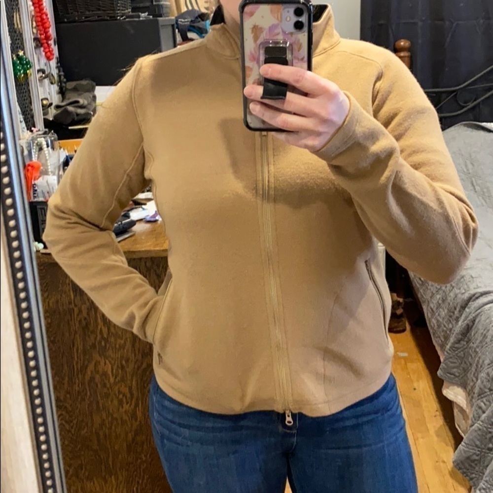 Nike Golf Tan Wool Jacket